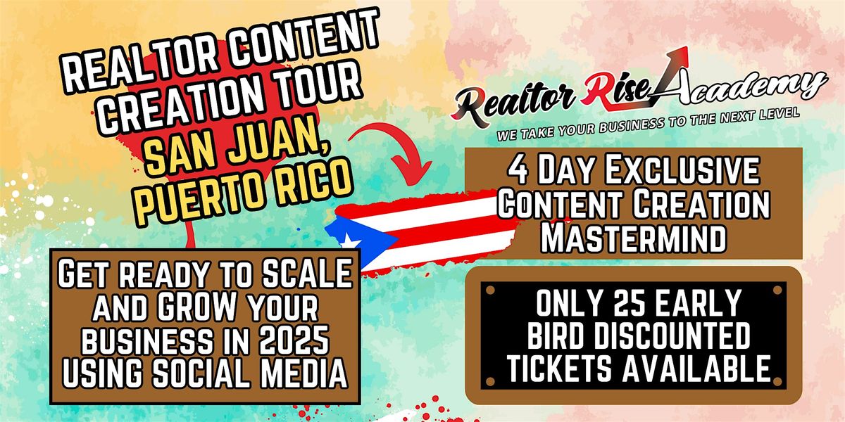 Realtor Content Creation Tour-San Juan