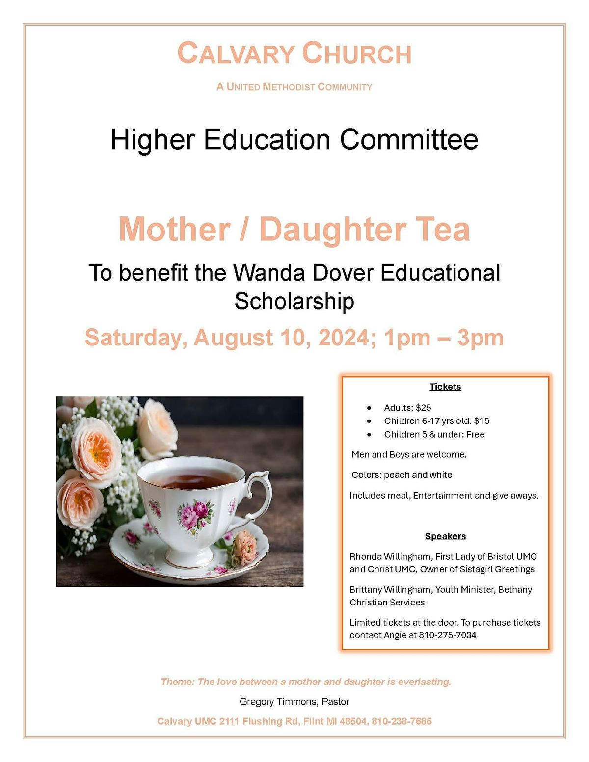 Mother \/ Daughter Tea