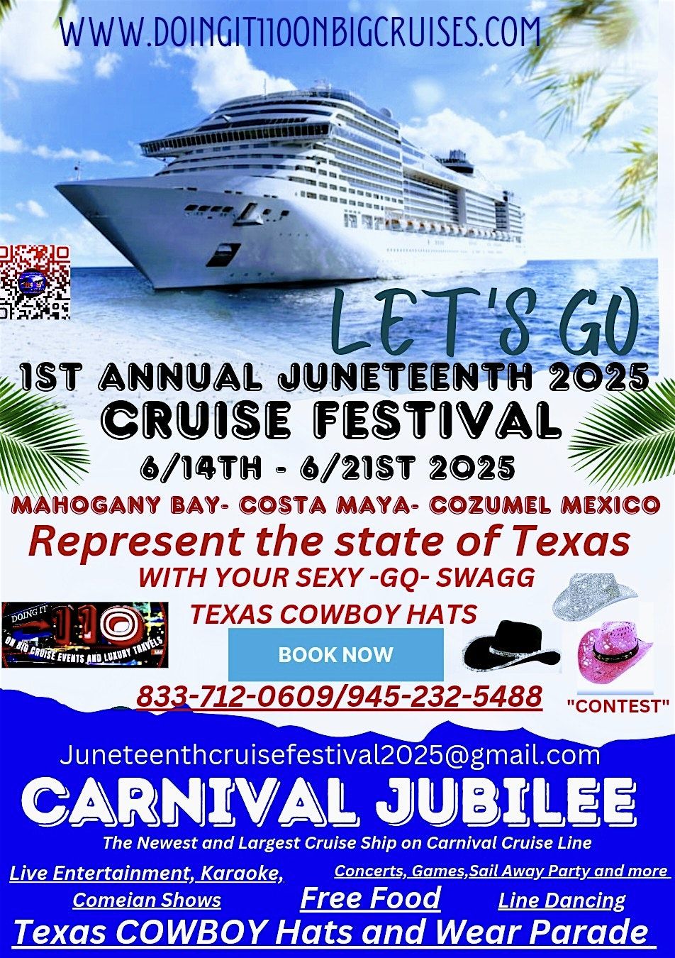 1ST ANNUAL JUNETEENTH 2025 CRUISE FESTIVAL