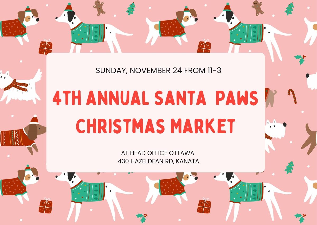 4th Annual Santa Paws Christmas Market 