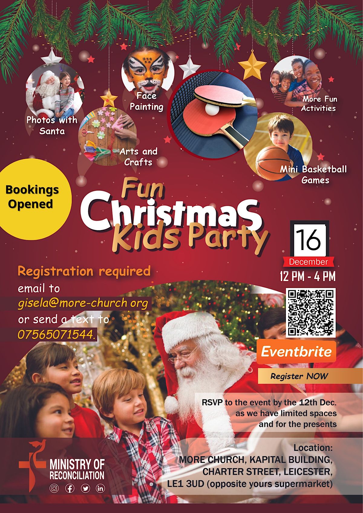 Fun Christmas Kids Party 2024
