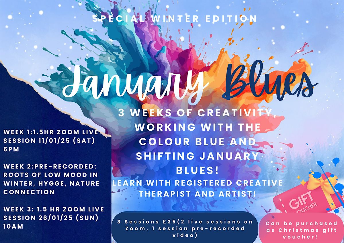 January Blues - 3 week online creative course