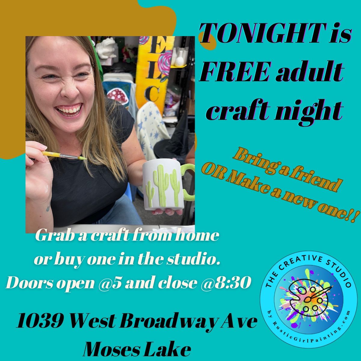 Free Craft night in the studio