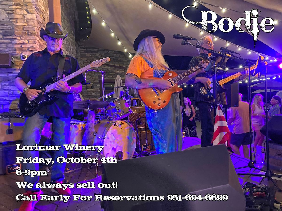 Bodie Rock Party at Lorimar Winery