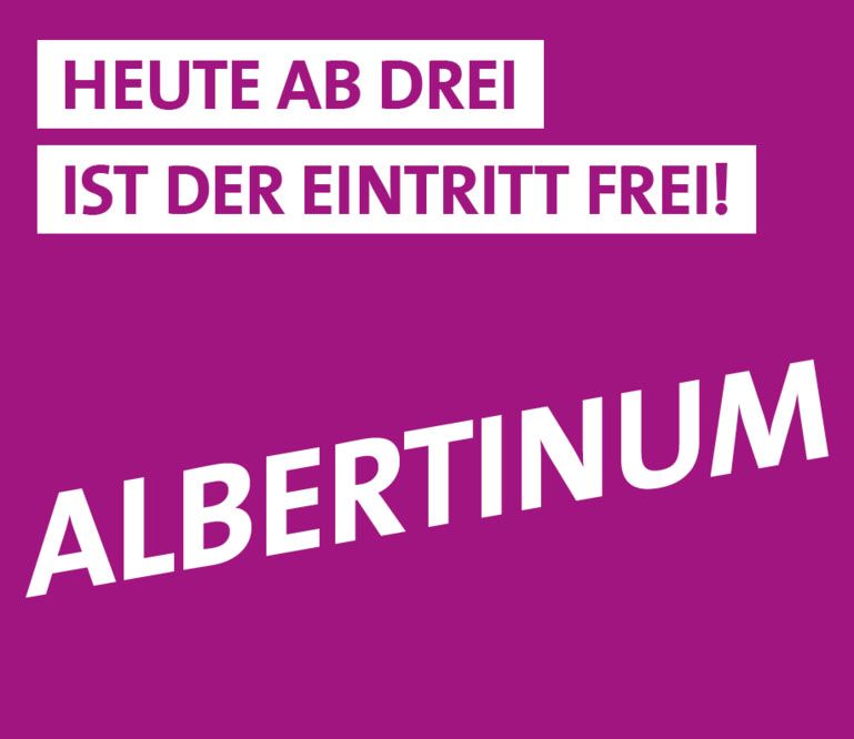 Sonntags ab drei - Eintritt im gesamten Albertinum frei