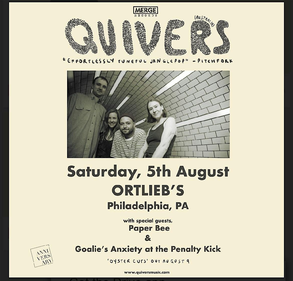 QUIVERS with Paper Bee and Goalie\u2019s Anxiety at the Penalty Kick