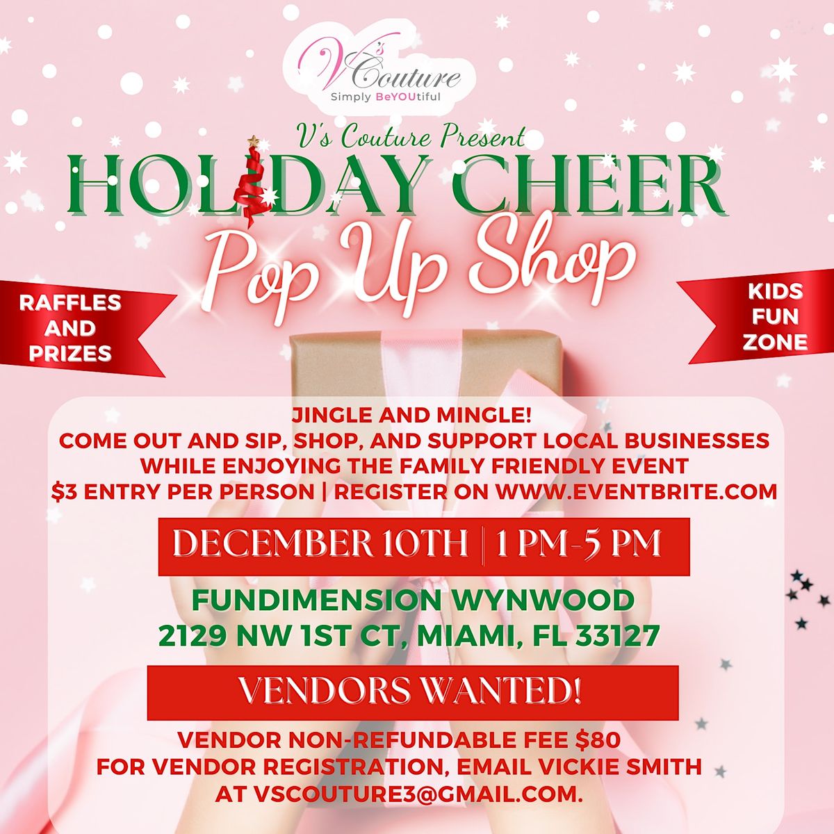 Holiday Cheer Pop Up Shop, FunDimension, Miami, 10 December 2022