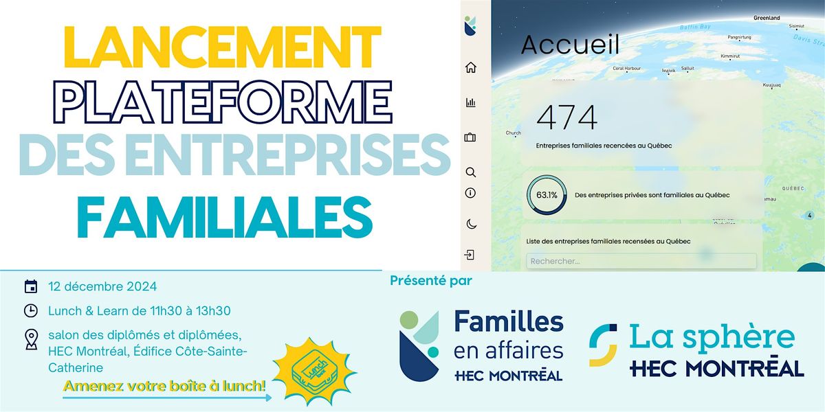 Lancement plateforme de diffusion des recherches familles en affaires