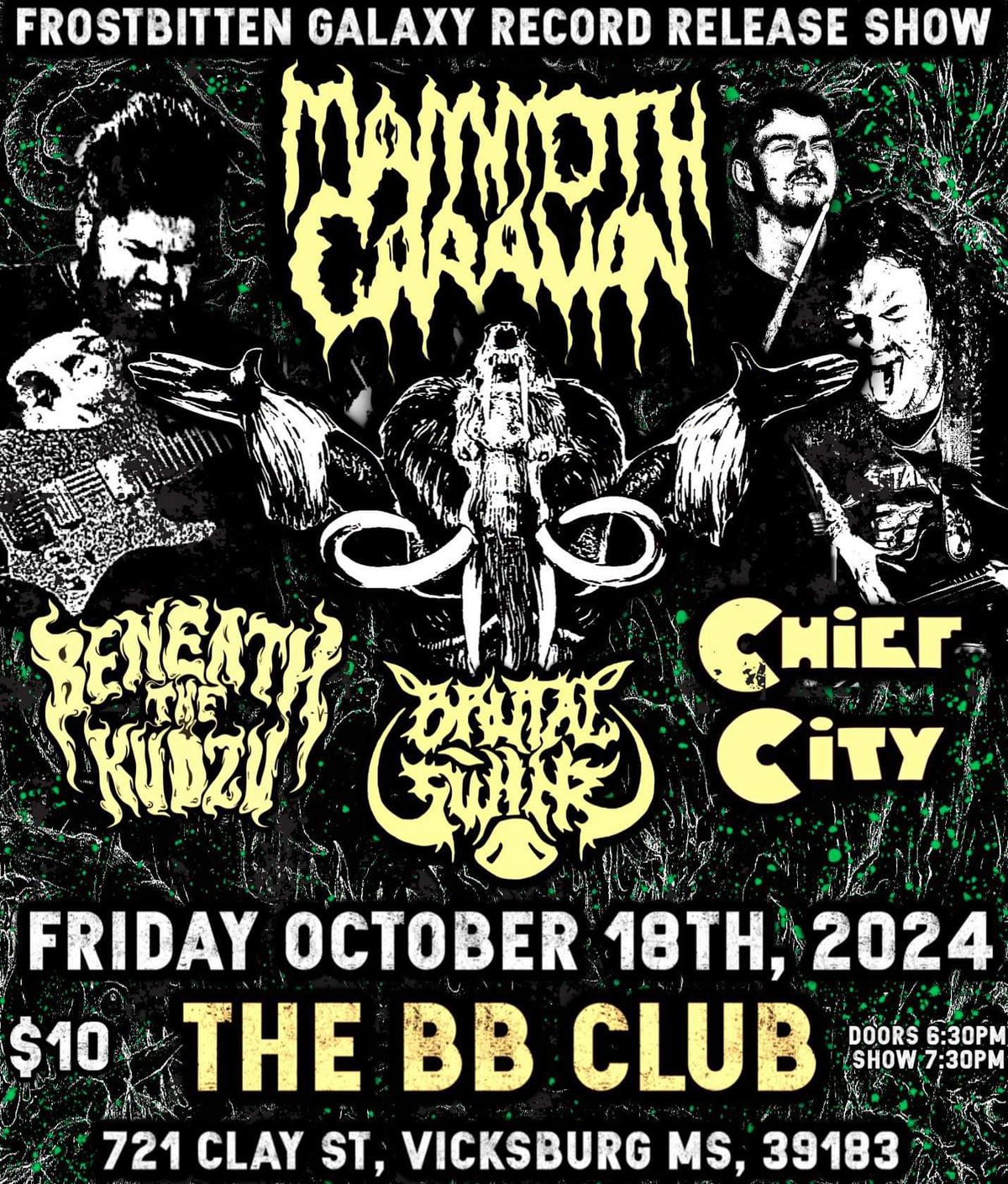 Mammoth Caravan "Frostbitten Galaxy" Record Release Show with Beneath The Kudzu, and More