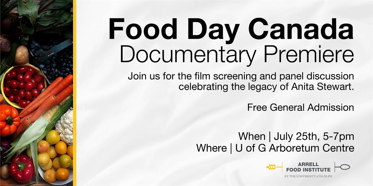 Food Day Canada Documentary Premiere