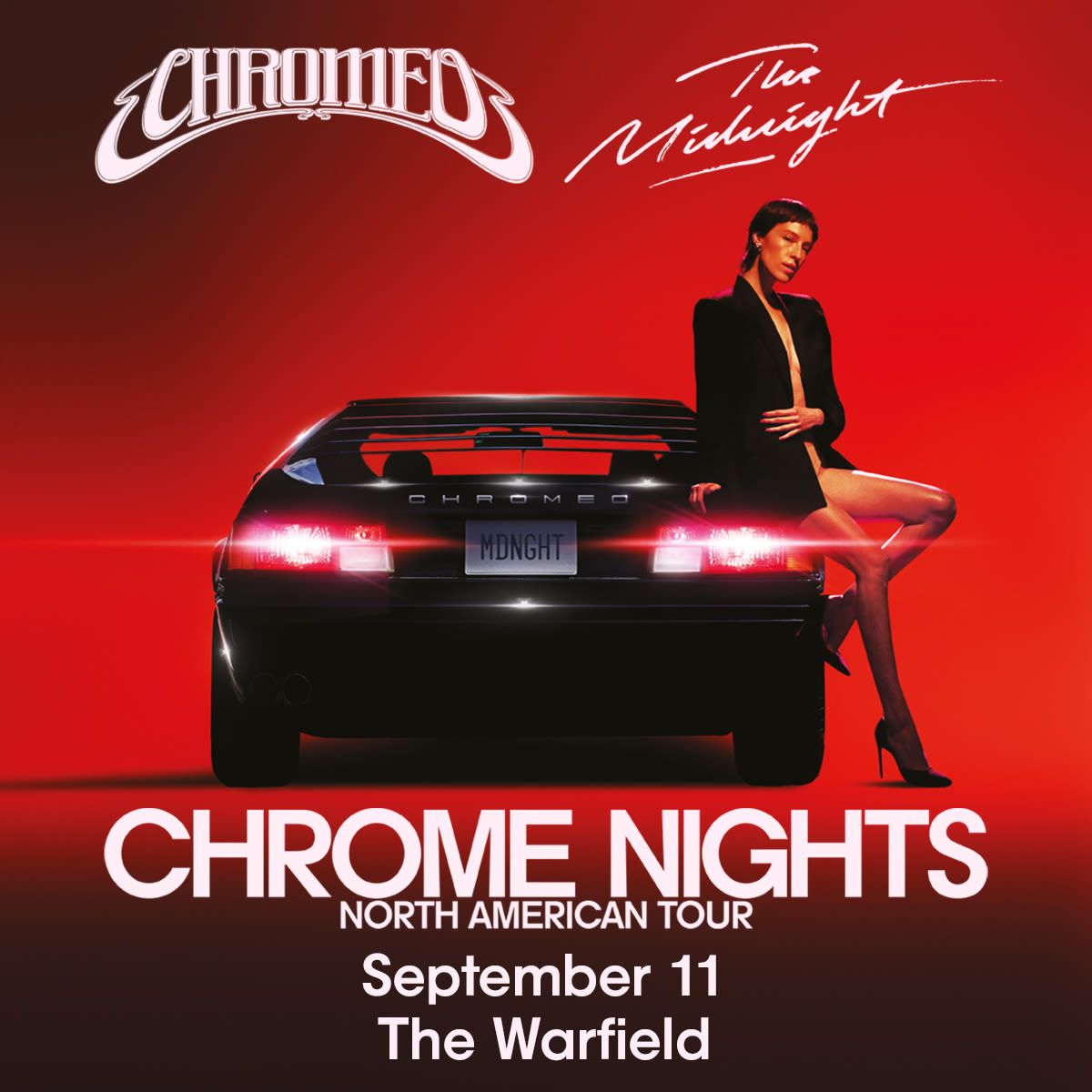 Chromeo with The Midnight and Ruth Radelet