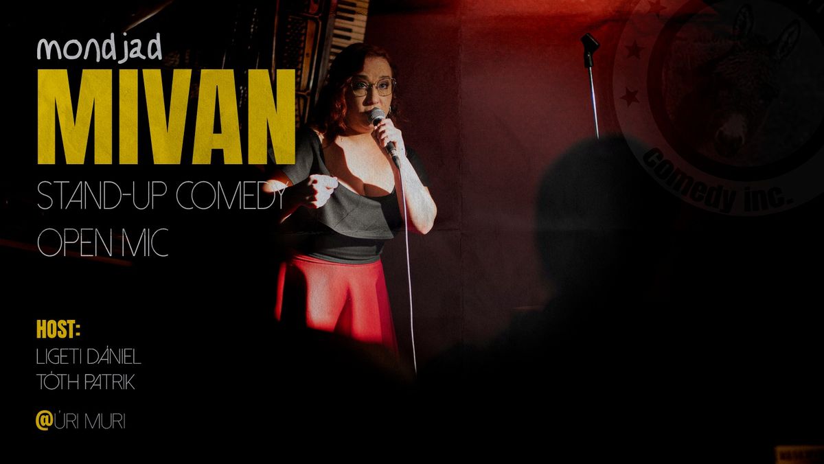 mondjad MIVAN | stand-up comedy open mic @\u00dariMuri 03.11.