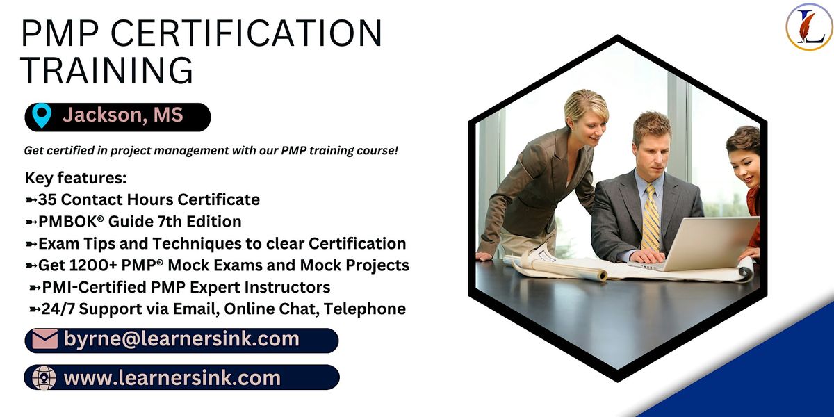 Confirmed 4 Day PMP exam prep workshop in Jackson, MS