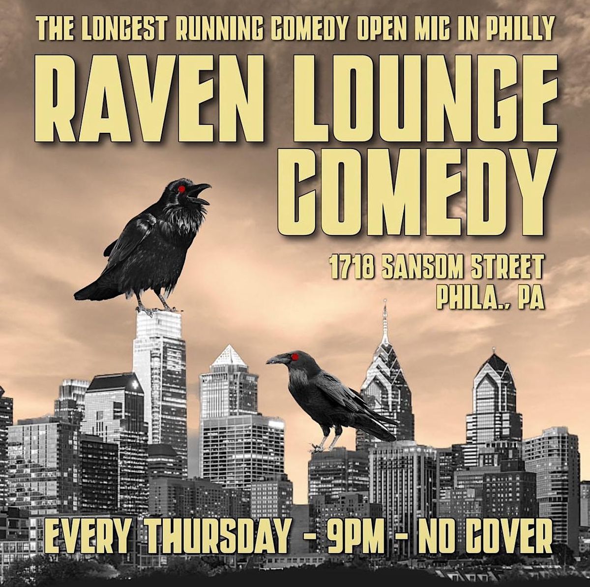 Comedy Open Mic Night at the Raven Lounge