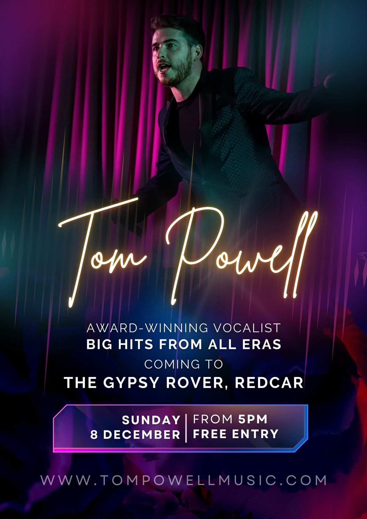 Tom Powell @ The Gypsy Rover, Redcar