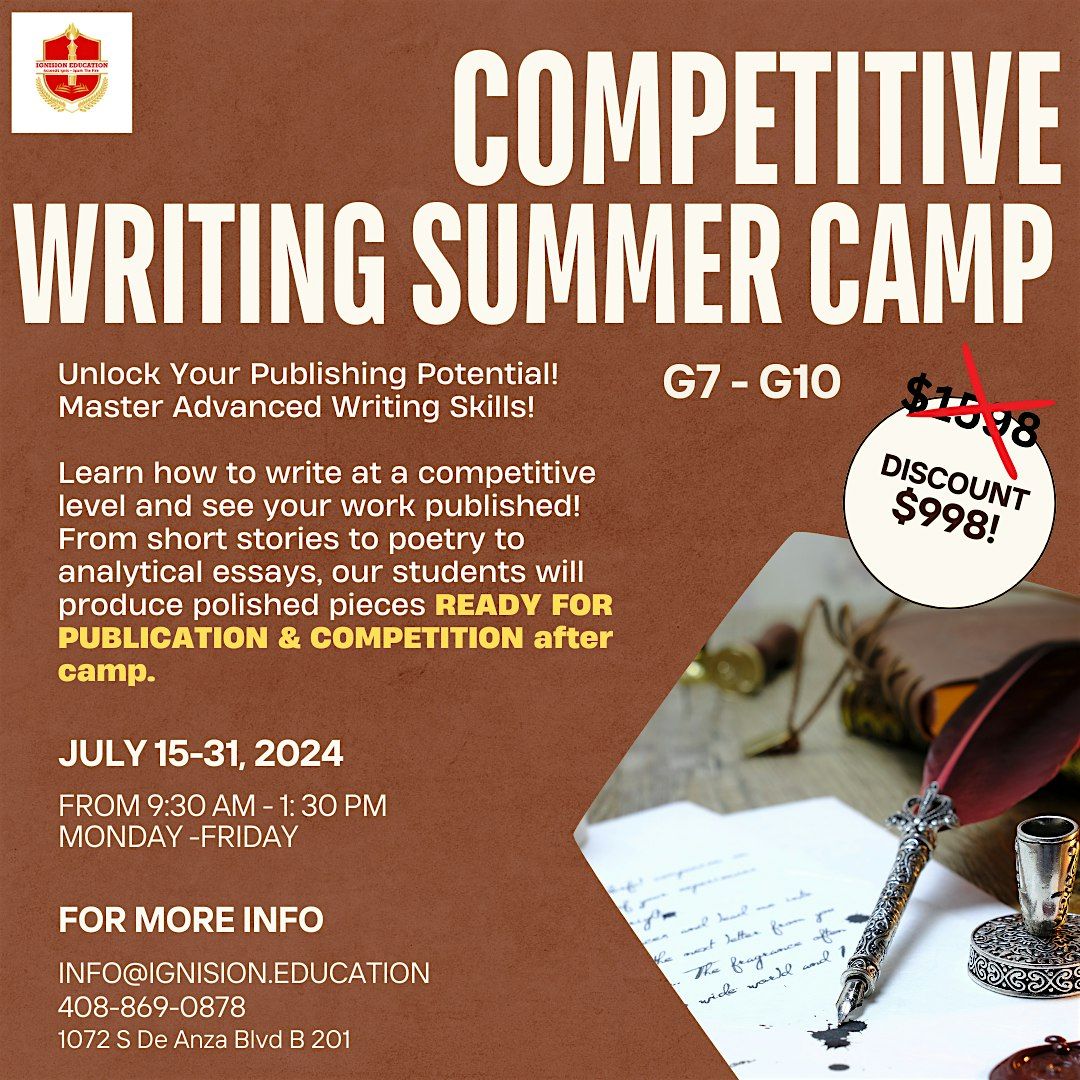 Competitive Writing Camp G7-G10