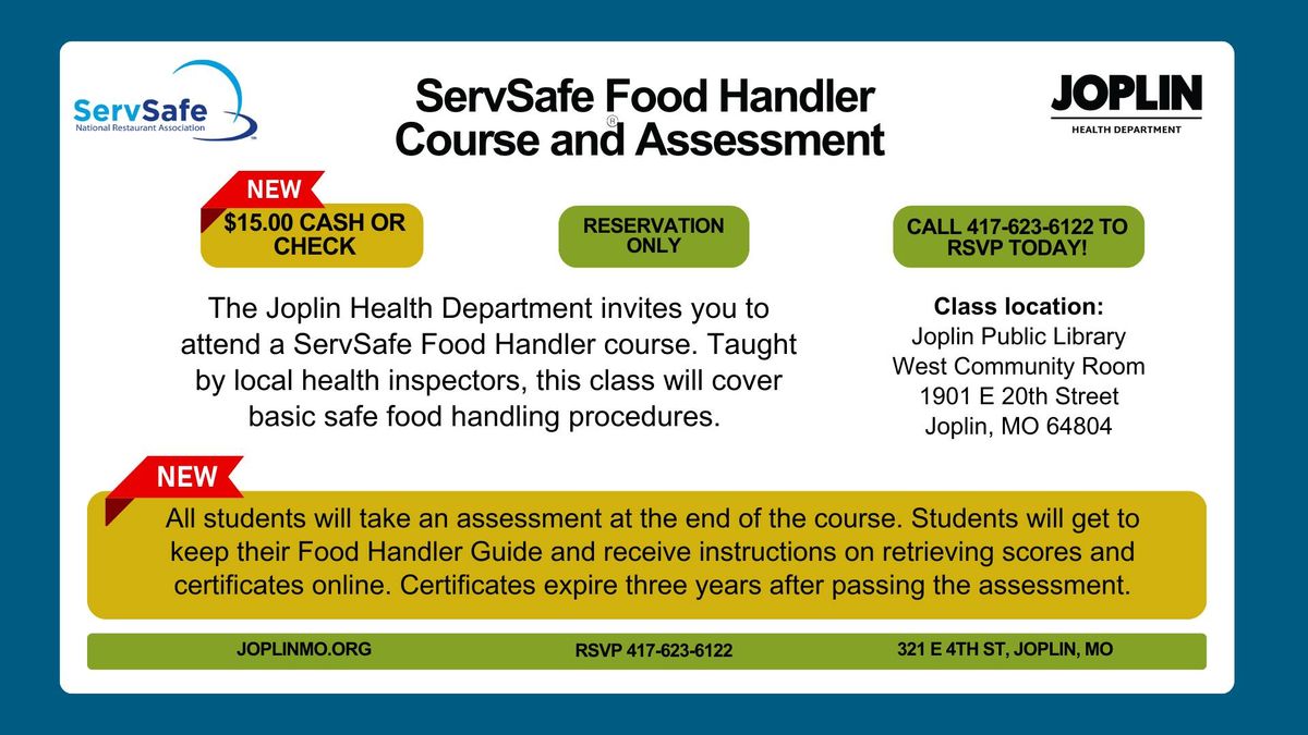 Food Handler Course and Assessment