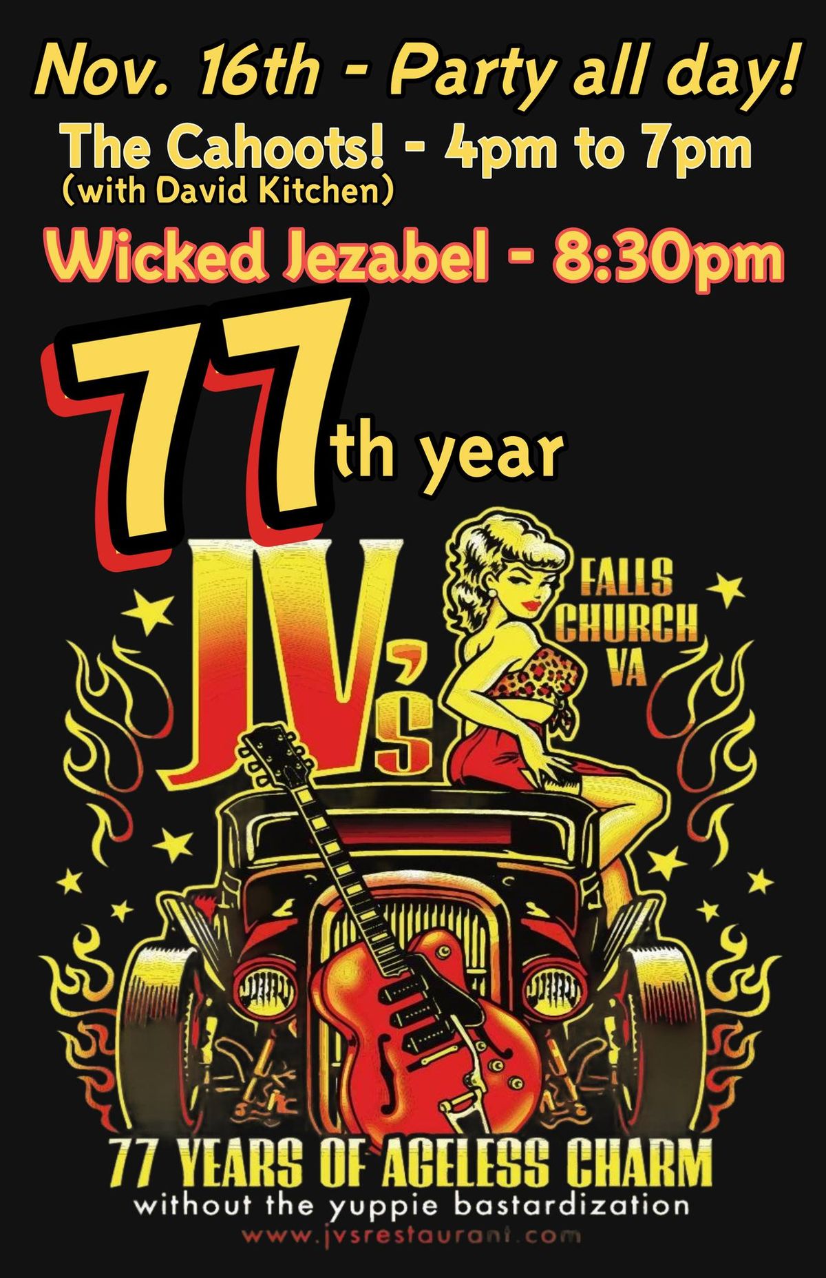 WICKED JEZABEL CELEBRATES JV'S 77 YEARS OF BUSINESS!