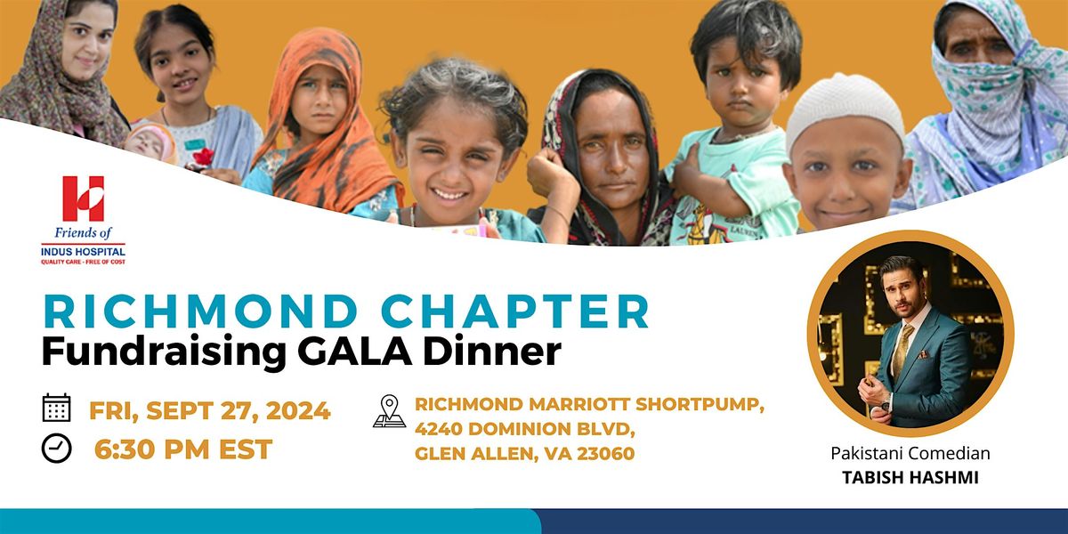 Friends of Indus Hospital Richmond Chapter Fundraising Gala 2024