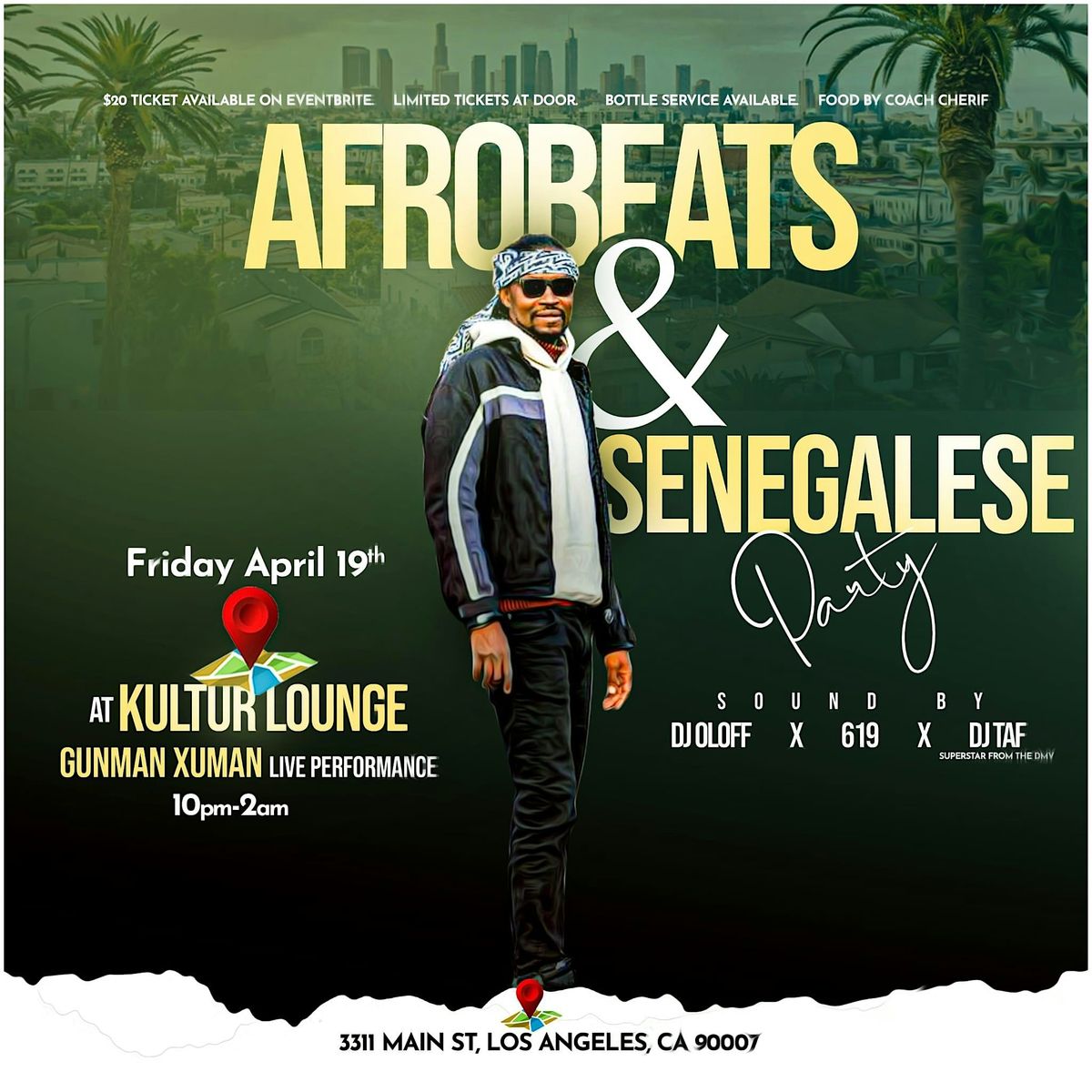 AFROBEATS & SENEGALESE PARTY WITH XUMAN LIVE PERFORMANCE