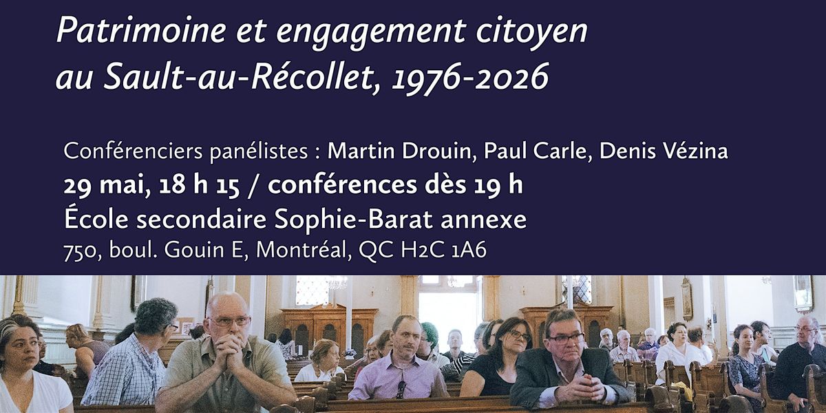 Patrimoine et engagement citoyen  au Sault-au-R\u00e9collet, 1976-2026