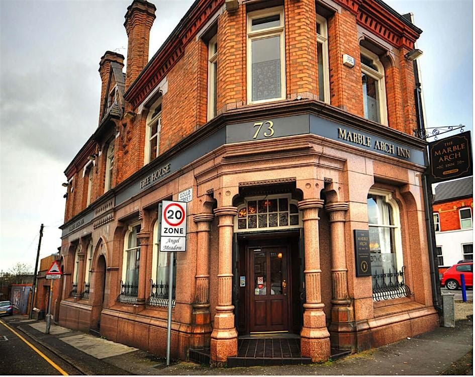 Angel Meadow guided tour plus Sunday roast at the Marble Arch pub