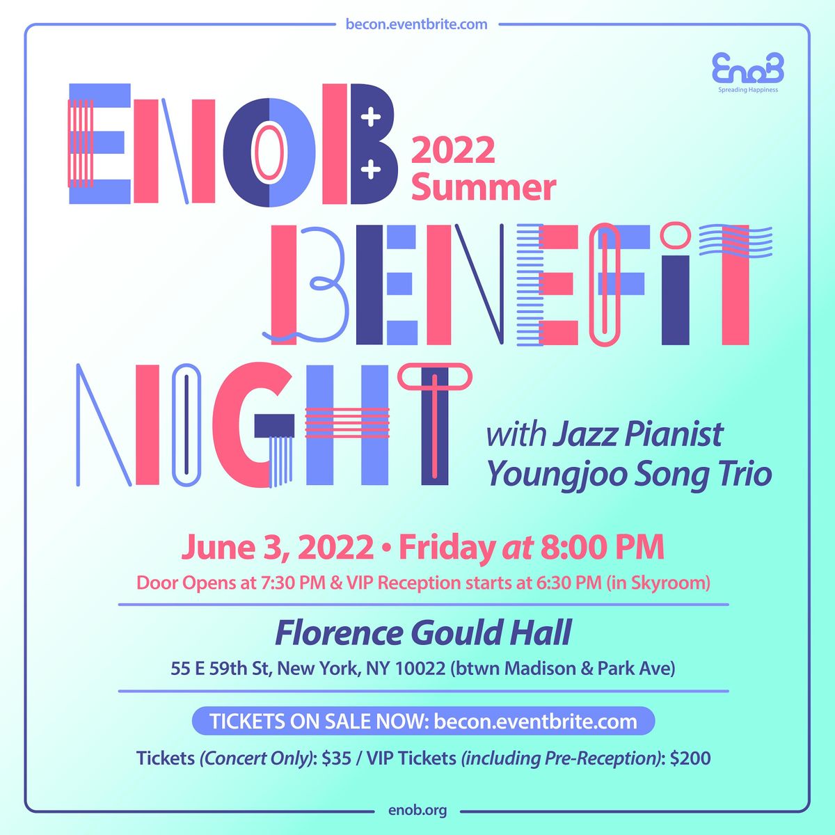 EnoB Summer Benefit Night 2022
