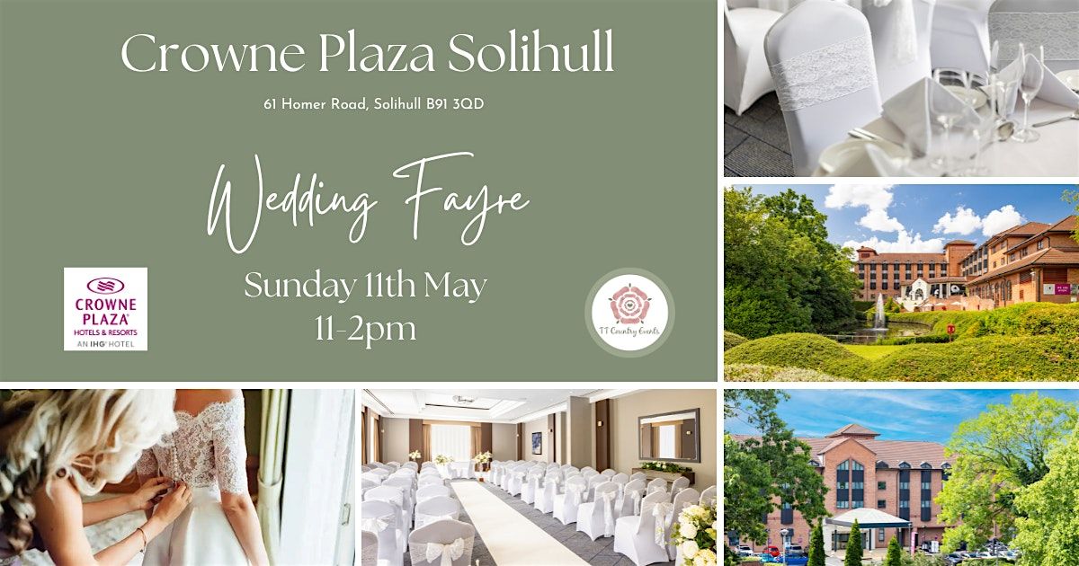 Crowne Plaza Solihull Wedding Fayre