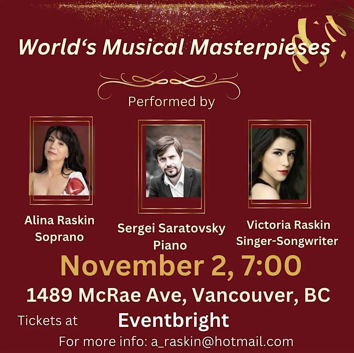 "Classical Elegance Meets Contemporary Charisma: A Vocal Harmony Concert"