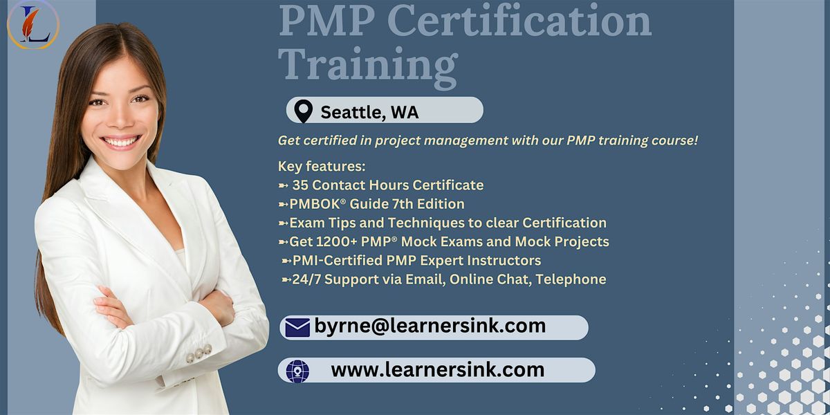 4 Day PMP In-Person Training In Seattle, WA