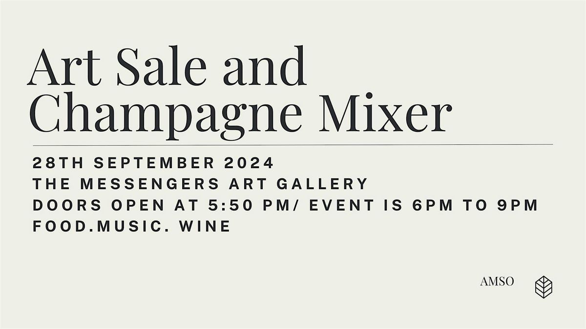 Art Sale and Social Mixer