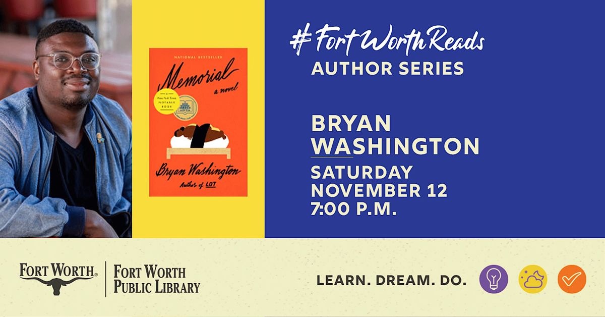 Author Series: Bryan Washington