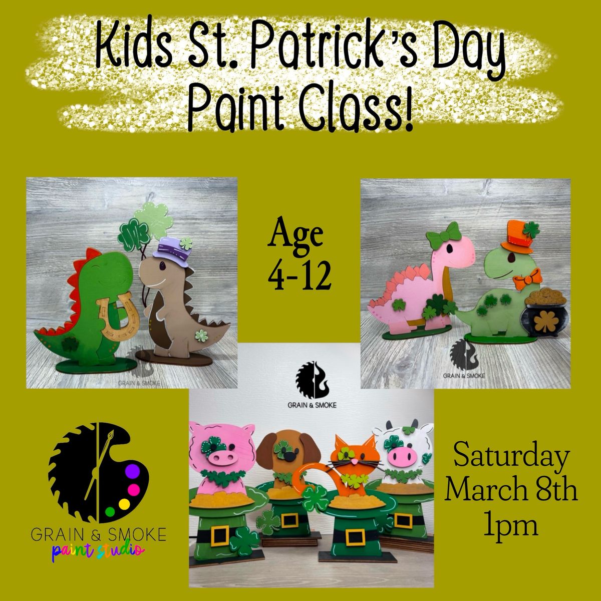 Kids St. Patrick\u2019s Day Paint \ud83c\udf40\ud83c\udf08