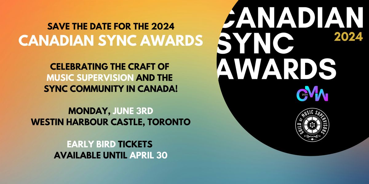 2024 Canadian Sync Awards