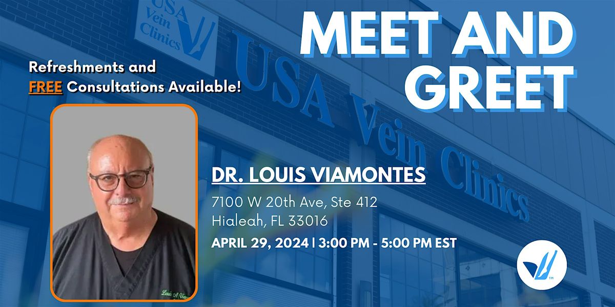 Exclusive Meet & Greet with Our Vein Specialist!