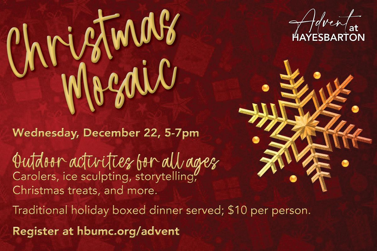 2021 Christmas Mosaic, Hayes Barton United Methodist Church, Raleigh