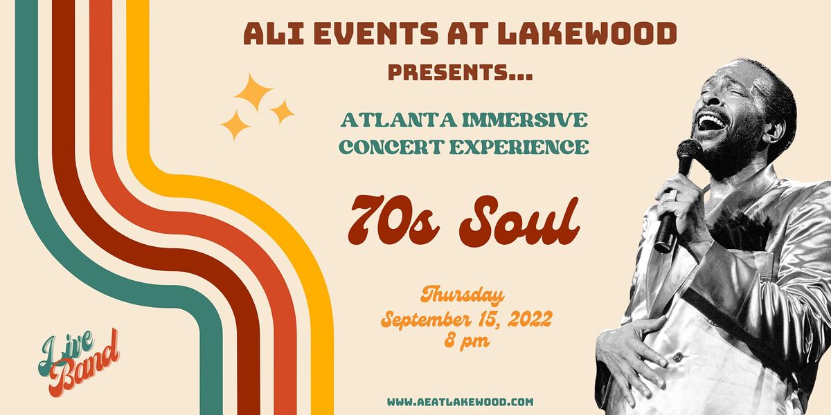 Immersive Concert Experience - 70s Soul