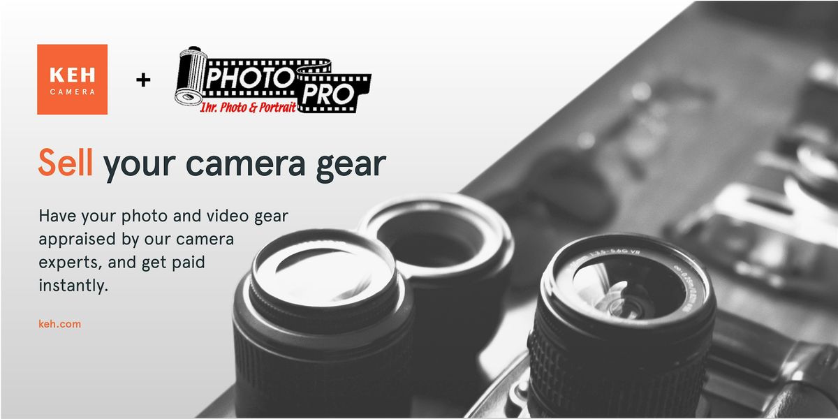 Sell your camera gear (free event) at Photo Pro