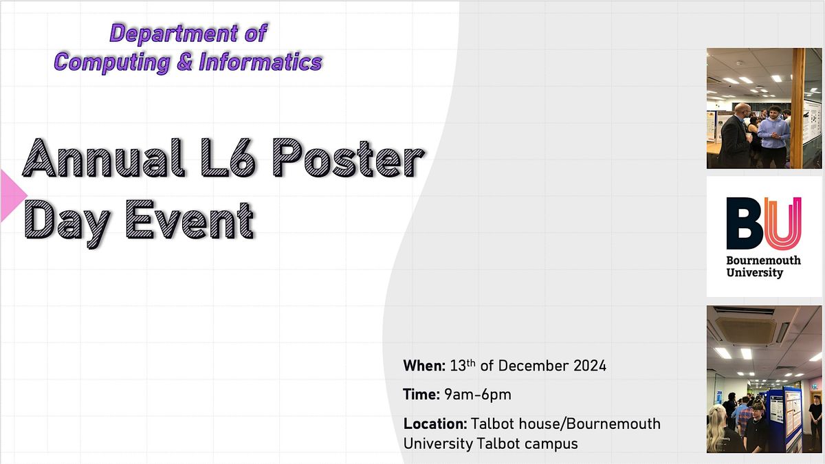 Annual L6 Poster Day Event