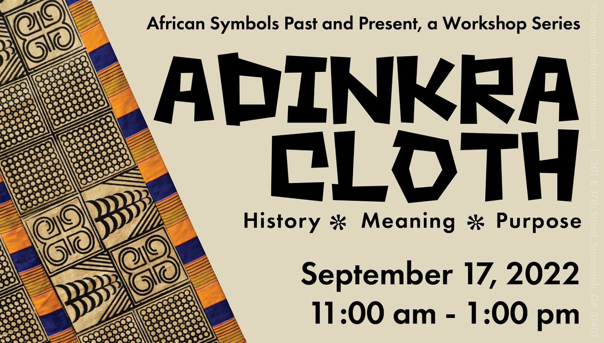 African Symbols: Adinkra Cloth