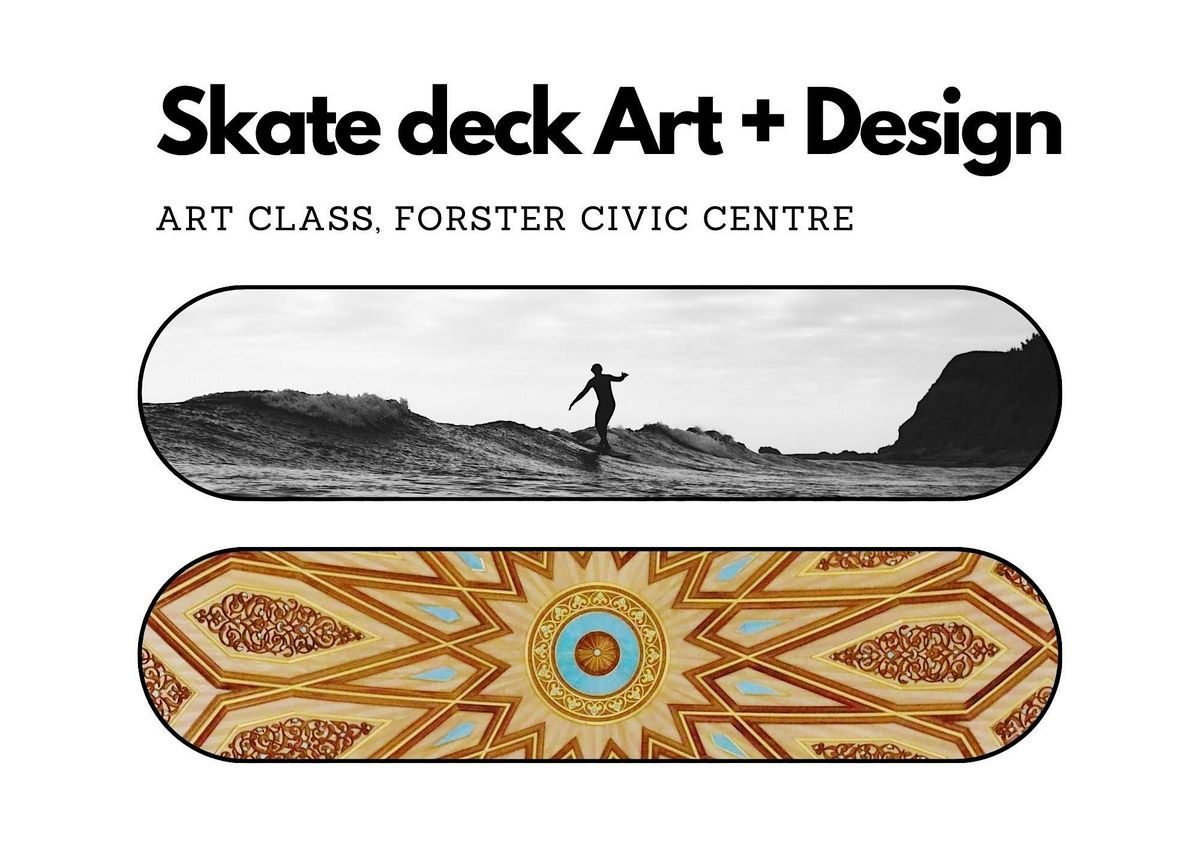 Skate DECK painting + Design