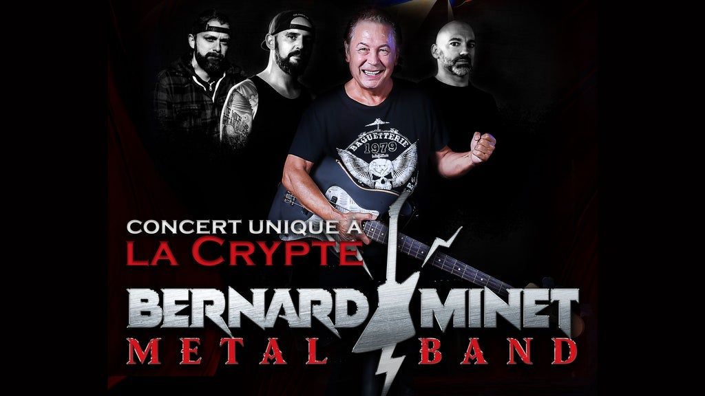 Bernard Minet Metal Band - Concert unique \u00e0 la Crypte