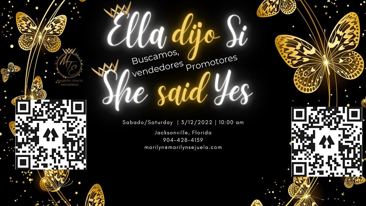 "Ella dijo SI" - "She said YES" - Sponsors-Vendors - Packages