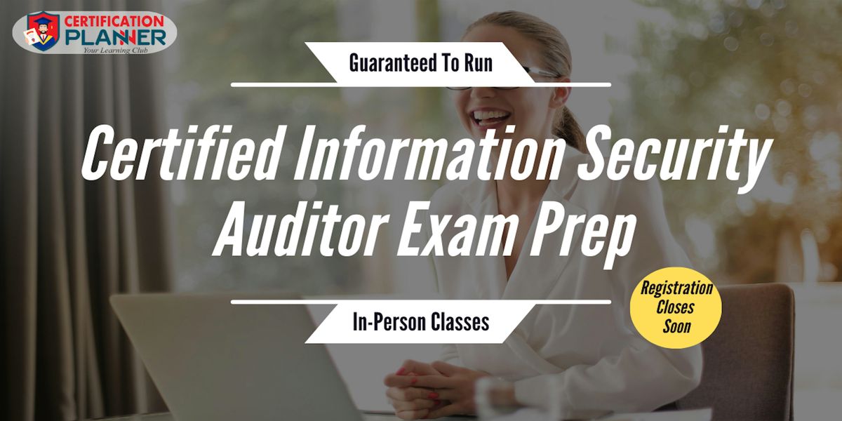 In-Person CISA Exam Prep Course in Edison