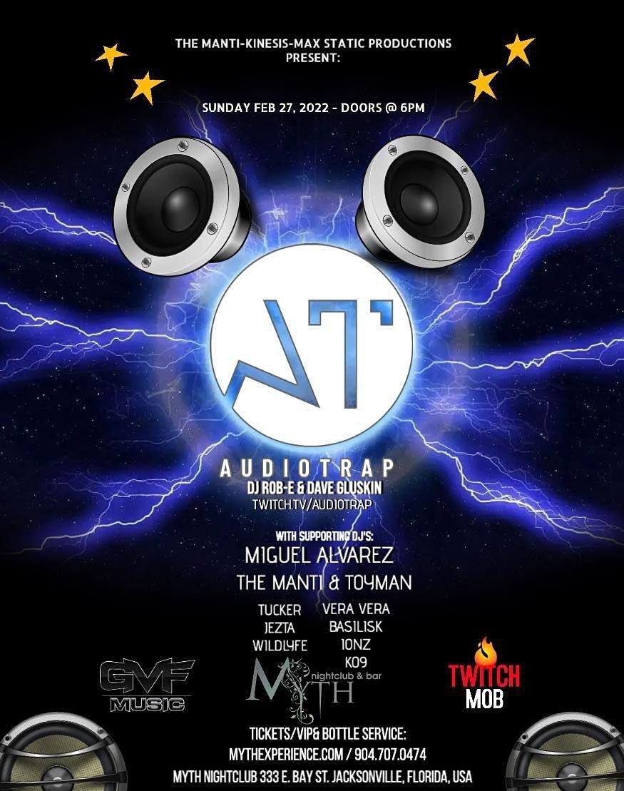 AUDIOTRAP (Rob-E & Glusken) Live at myth Nightclub | Sunday 02.27.22