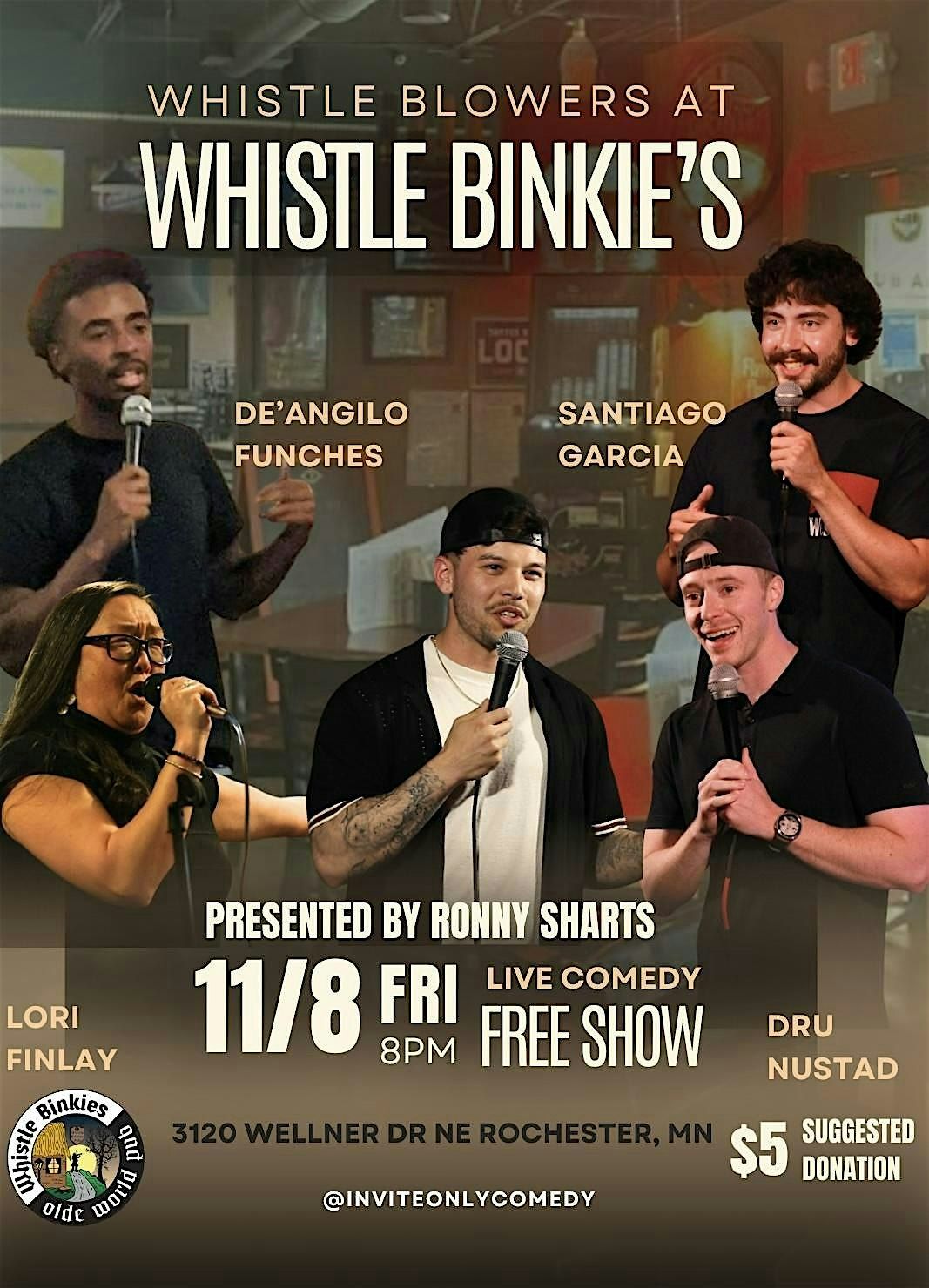 Whistle Blowers at Whistle Binkie's