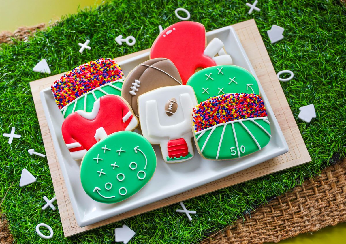 9\/29 Frosted Football Cookie Decorating Class