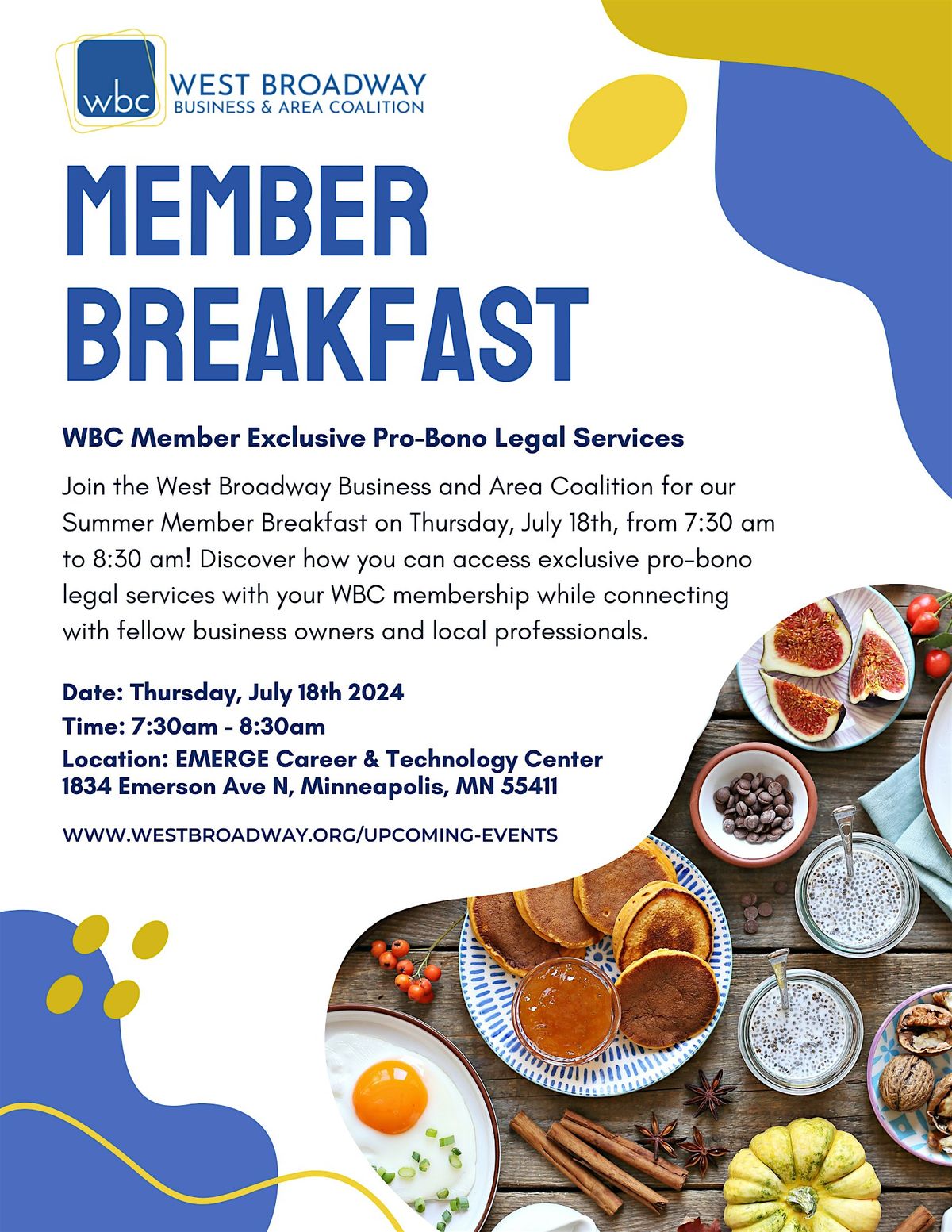 WBC Summer  Member Breakfast!