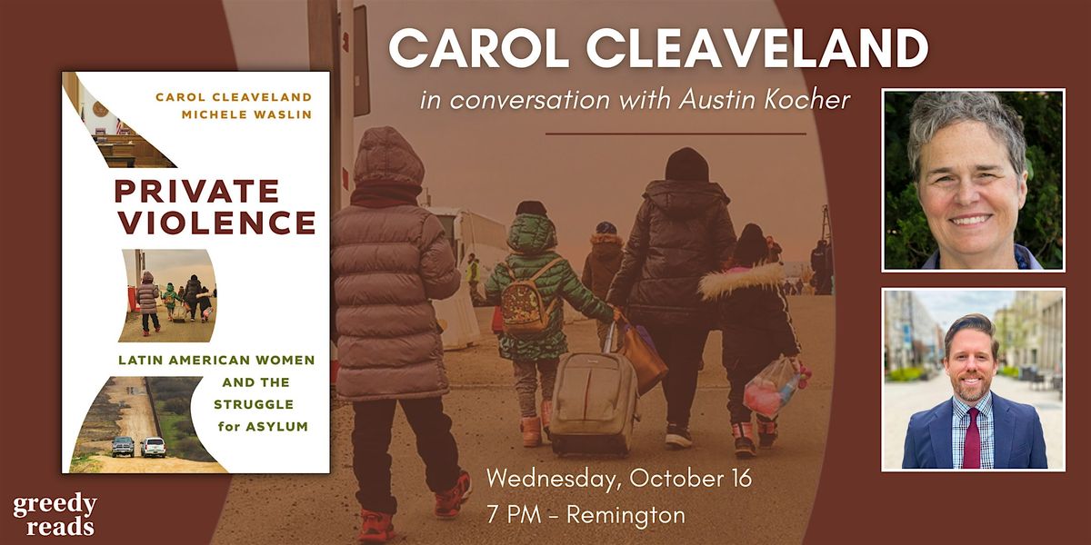 Carol Cleaveland presents PRIVATE VIOLENCE with Austin Kocher