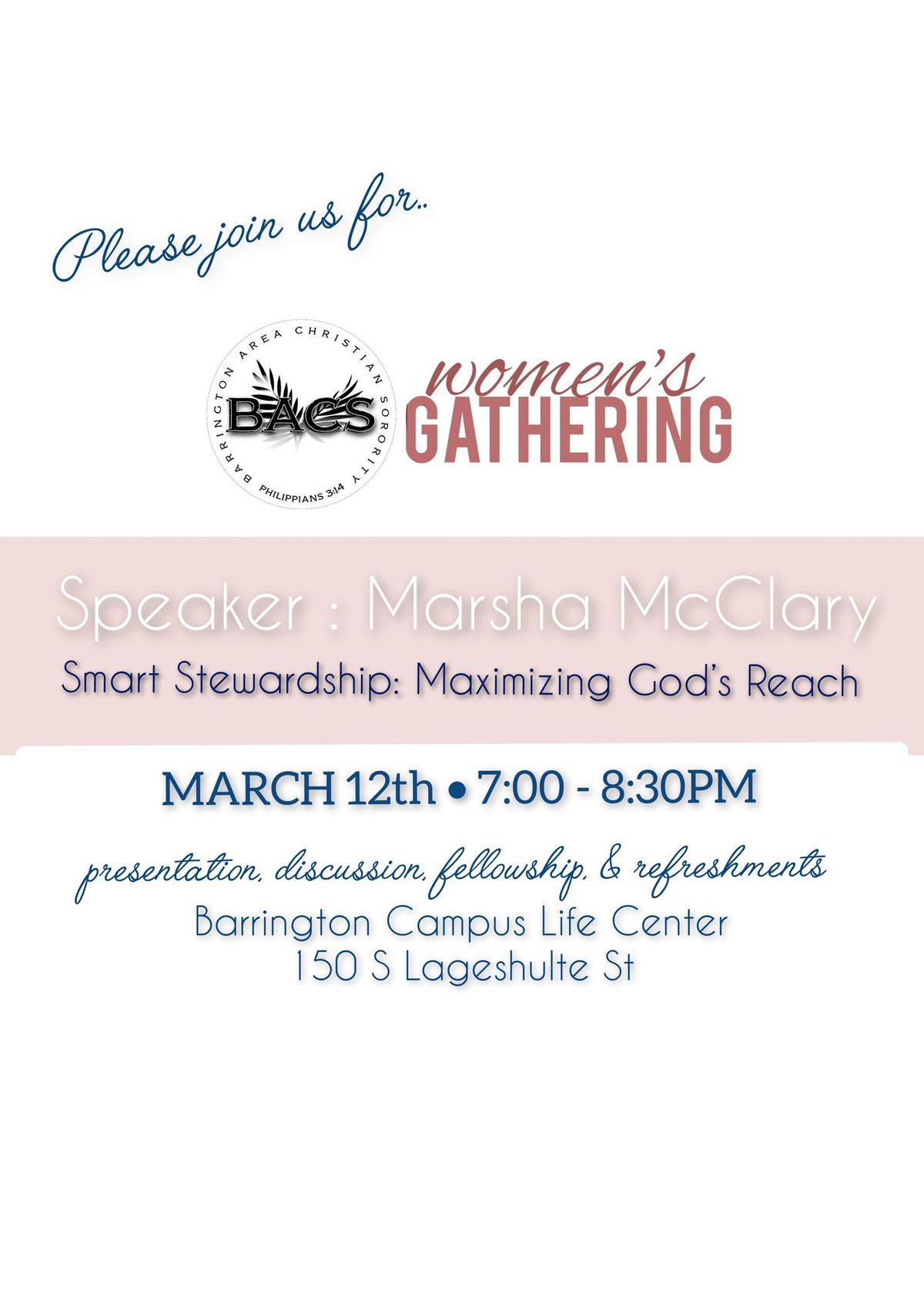 BACS Women's Gathering